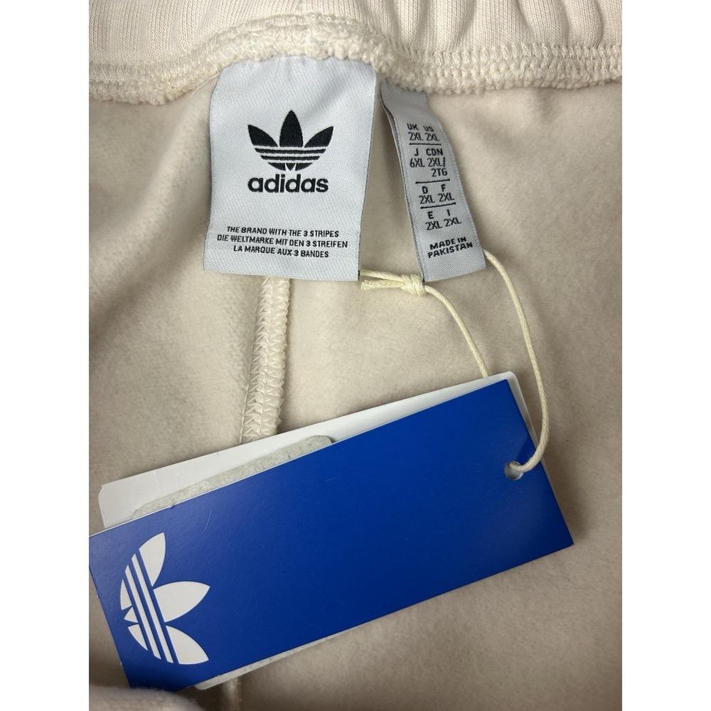 Adidas Originals Roses Fleece Mens Size 2XL Jogger Pants Wonder White KR8849 NWT - Picture 8 of 9